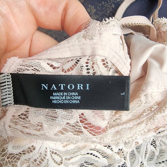 Natori Embolden Wireless Bralette -
Rose Beige Sz L - Picture 3 of 3